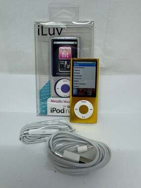 Apple iPod Nano 5th Generation 16GB Yellow+ 1 YR CPS Warranty